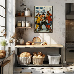 Hockey Blueline Confessions of a Hockey Referee Poster