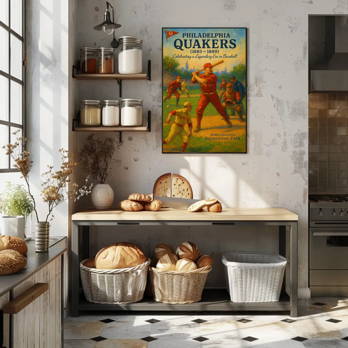 Philadelphia Quakers Baseball Era Poster