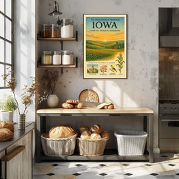 Iowa Land of Endless Horizons Poster