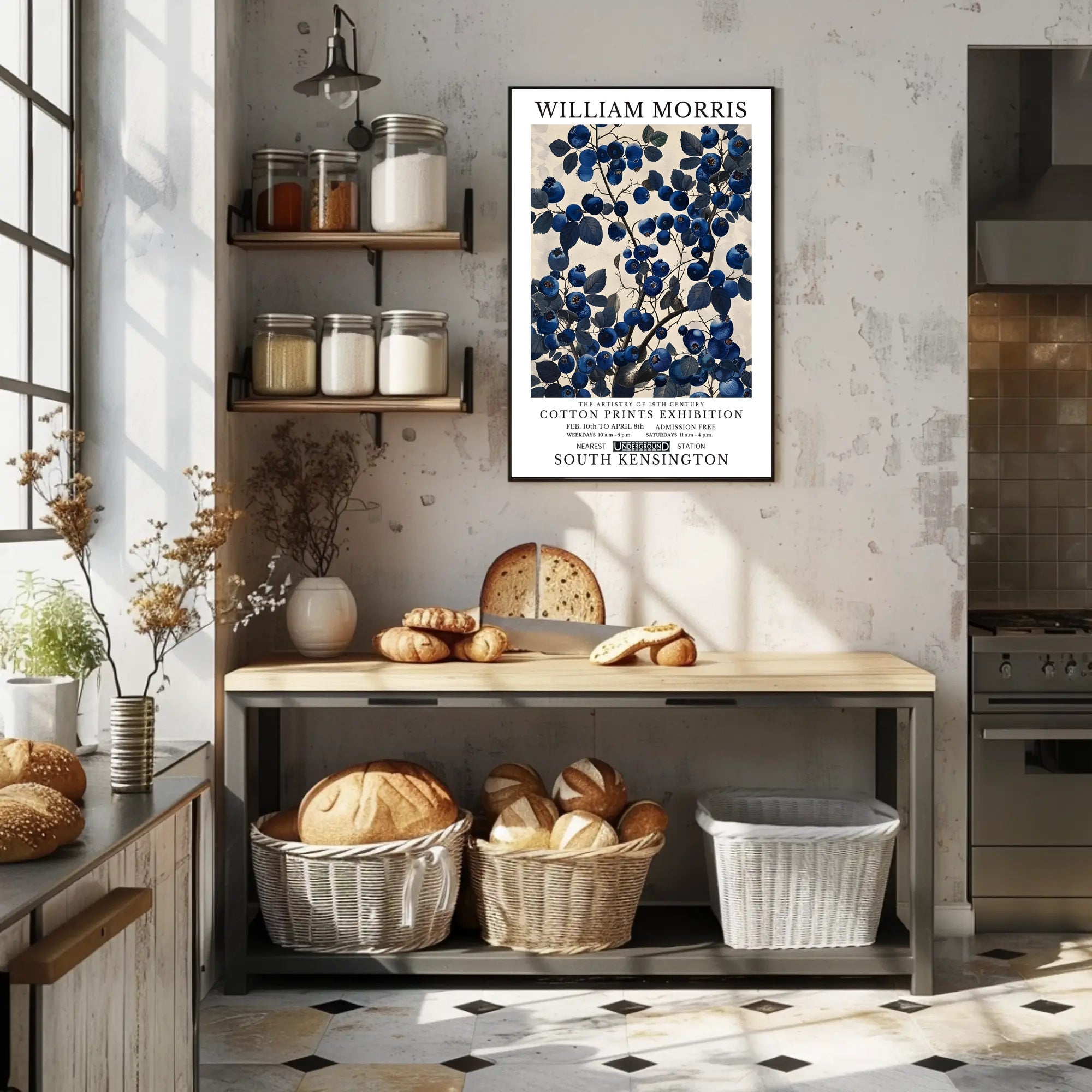 William Morris Cotton Prints Wall Art Poster