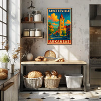Fayetteville, Arkansas Scenic Poster
