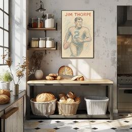 Jim Thorpe Legendary Athlete Poster