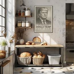 Donald Trump 47th President Poster