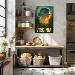 Virginia A Scenic Tribute Poster