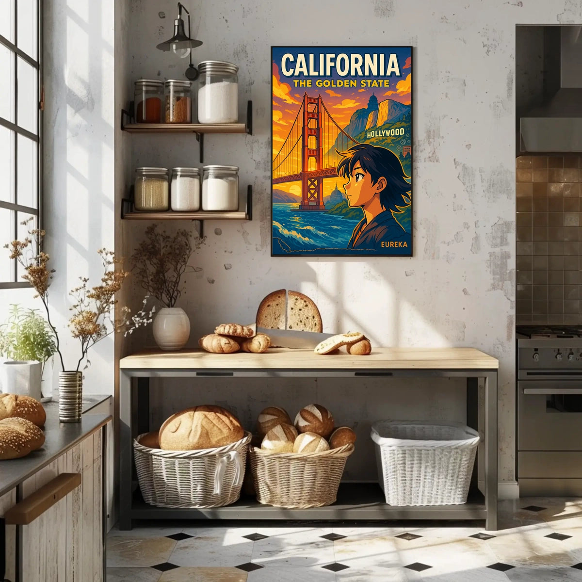 California The Golden State Poster