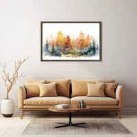 Autumn Forest Serenity Poster