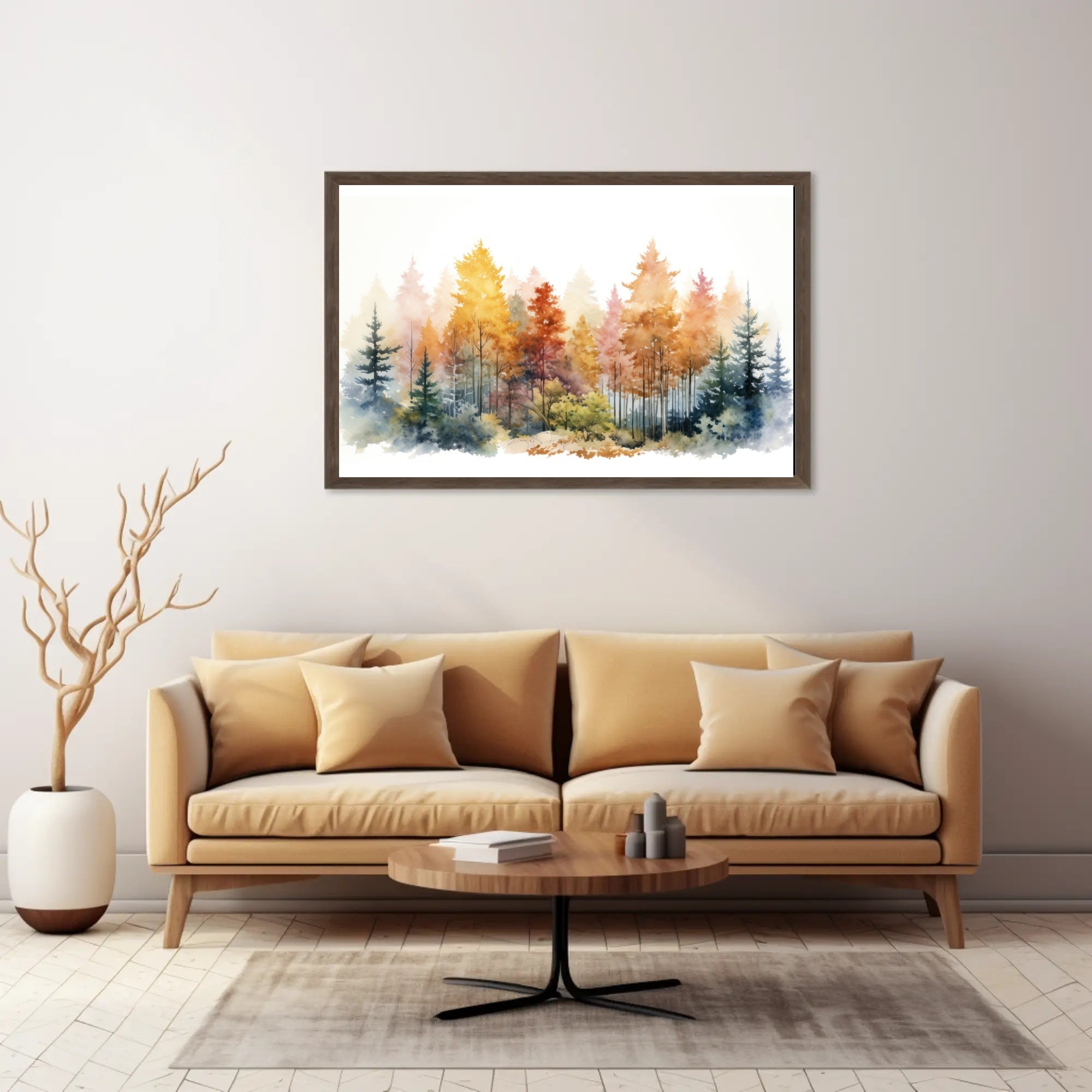 Autumn Forest Serenity Poster