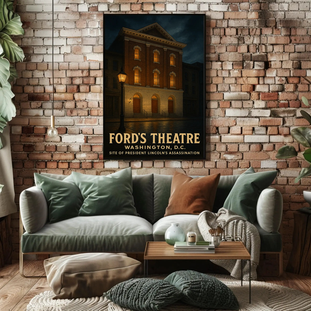 Abraham Lincoln FordS Theatre Poster