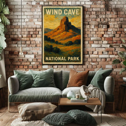 Wind Cave National Park Poster