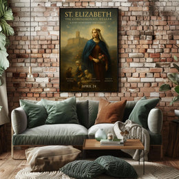 St. Elizabeth The Compassionate Healer Poster