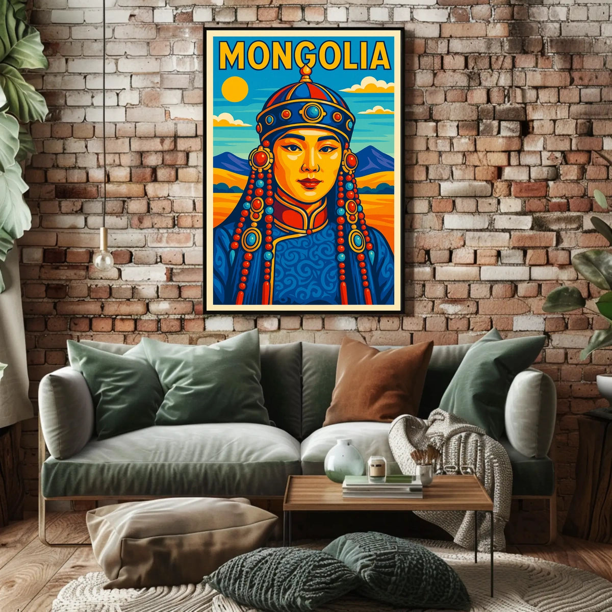 Mongolia Cultural Heritage Poster