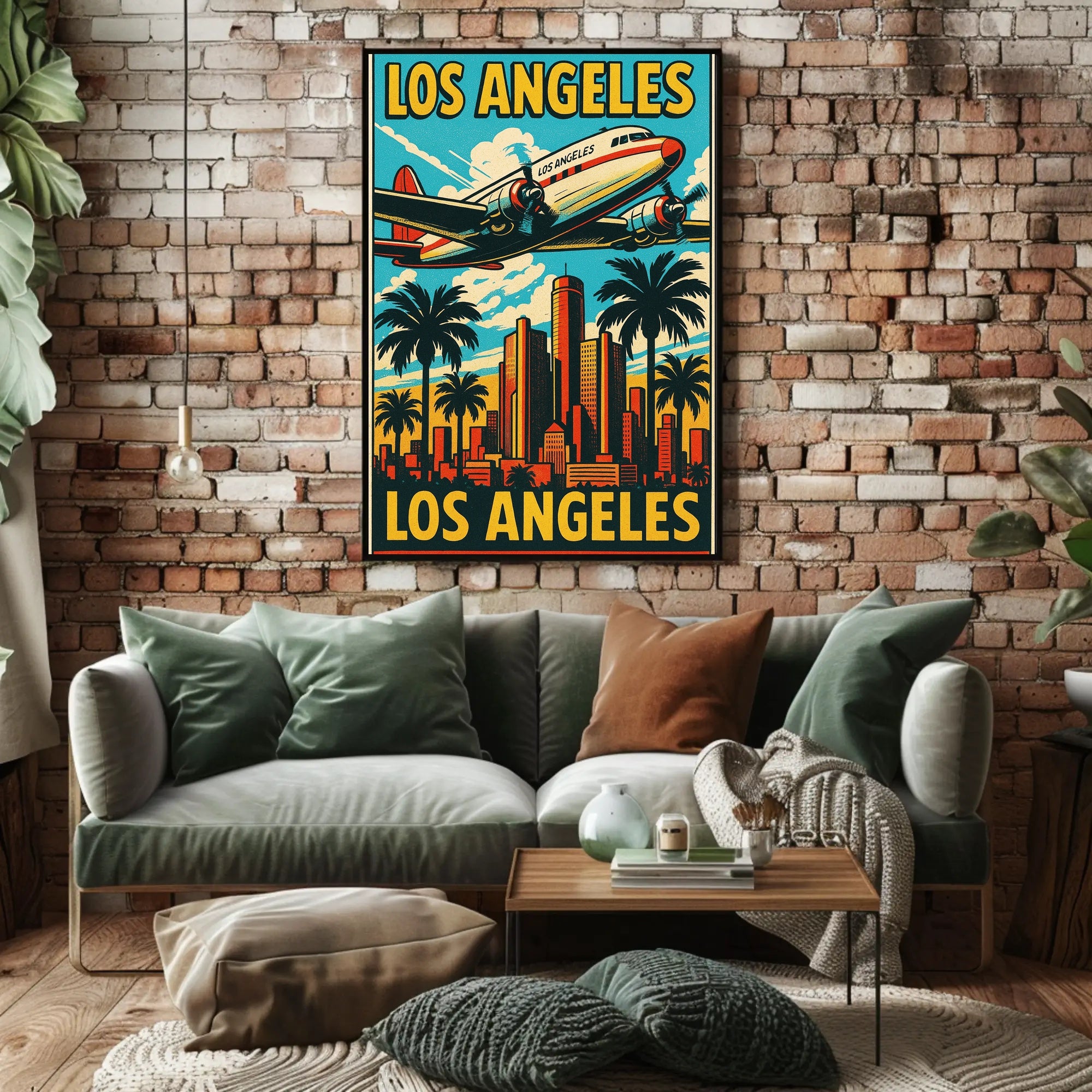 Los Angeles Travel Poster PosterGoat