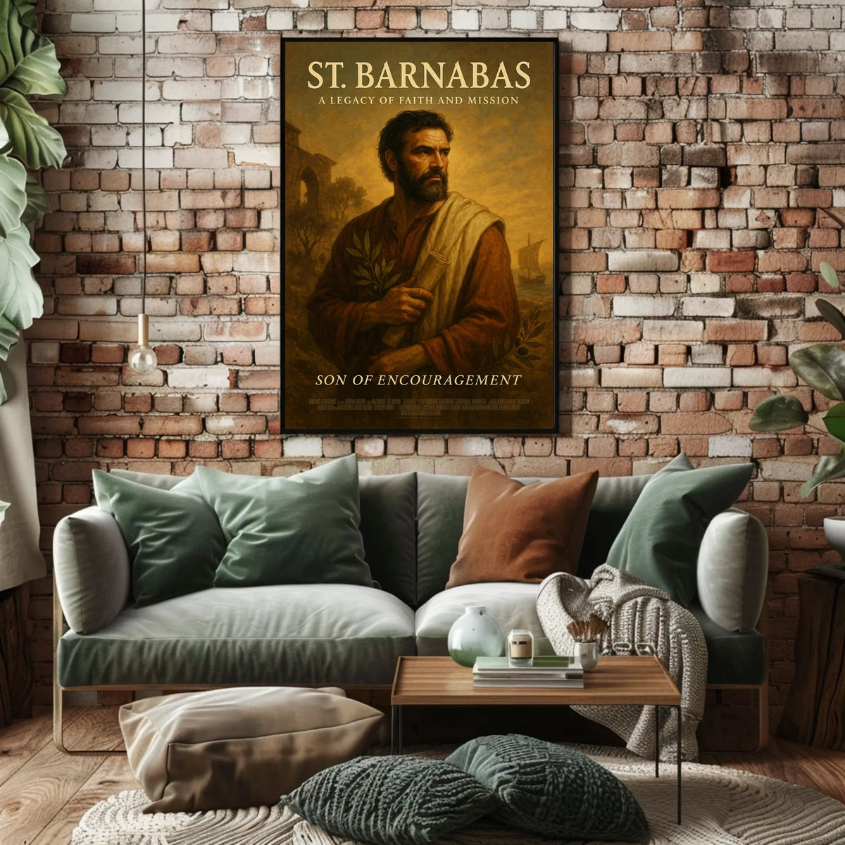 St. Barnabas Son Of Encouragement Poster