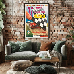 V Carrera Panamericana 1954 Poster