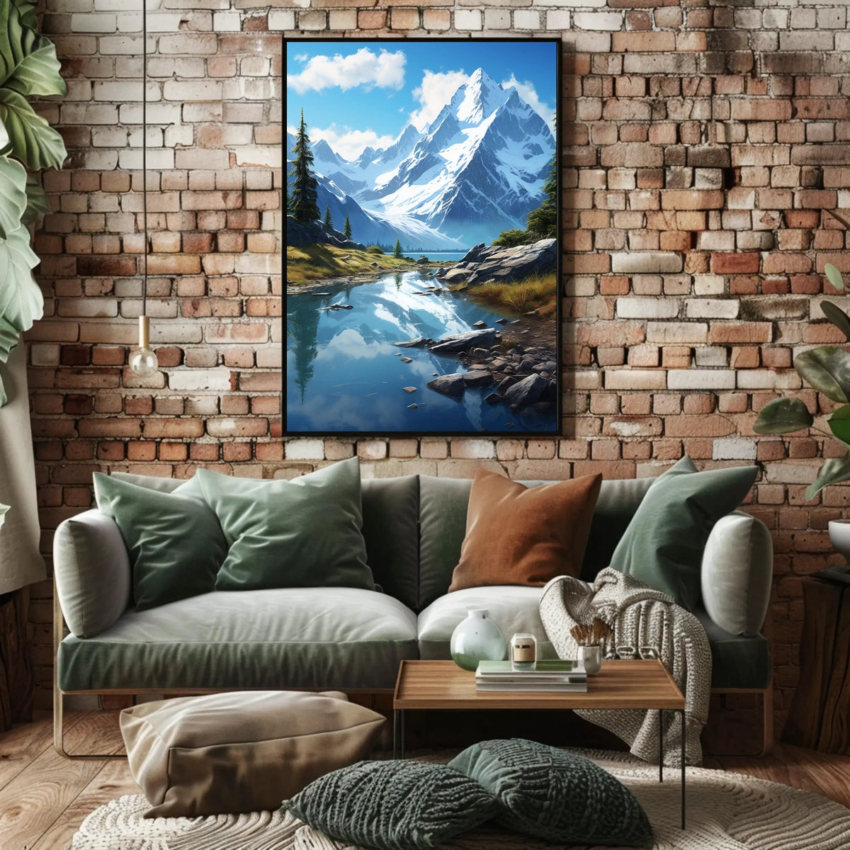Majestic Mountain Landscape Poster