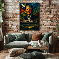 Jimmy Carter United States Leader Fine Art Print PosterGoat