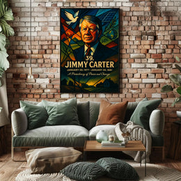 Jimmy Carter United States Leader Fine Art Print PosterGoat