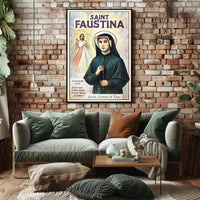 Saint Faustina Poster PosterGoat