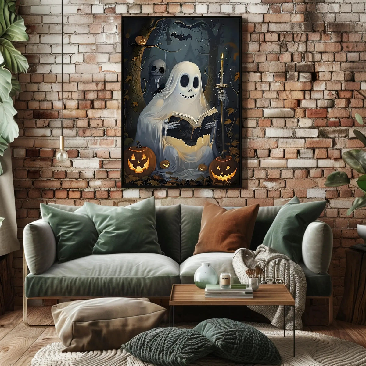 Ghostly Tales in the Pumpkin Patch Poster