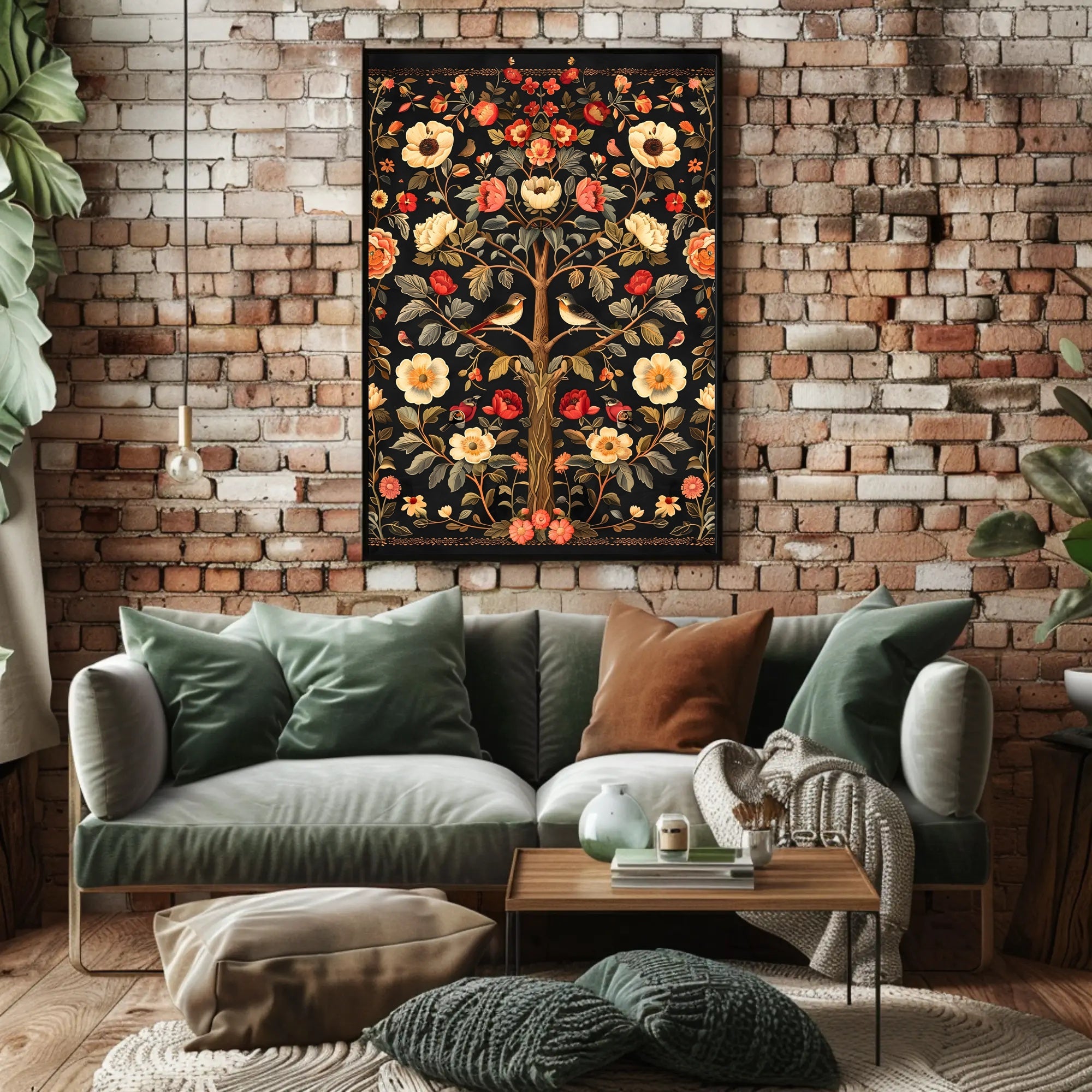 Enchanted Garden Wall Art Print for Home Decor