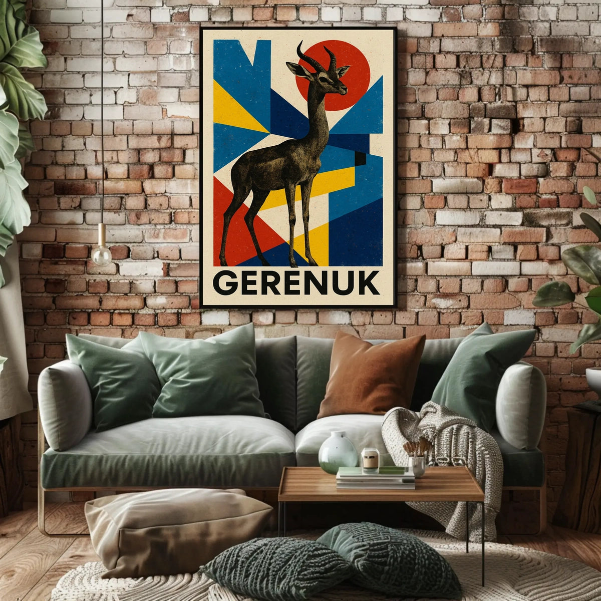 Gerenuk Art Poster