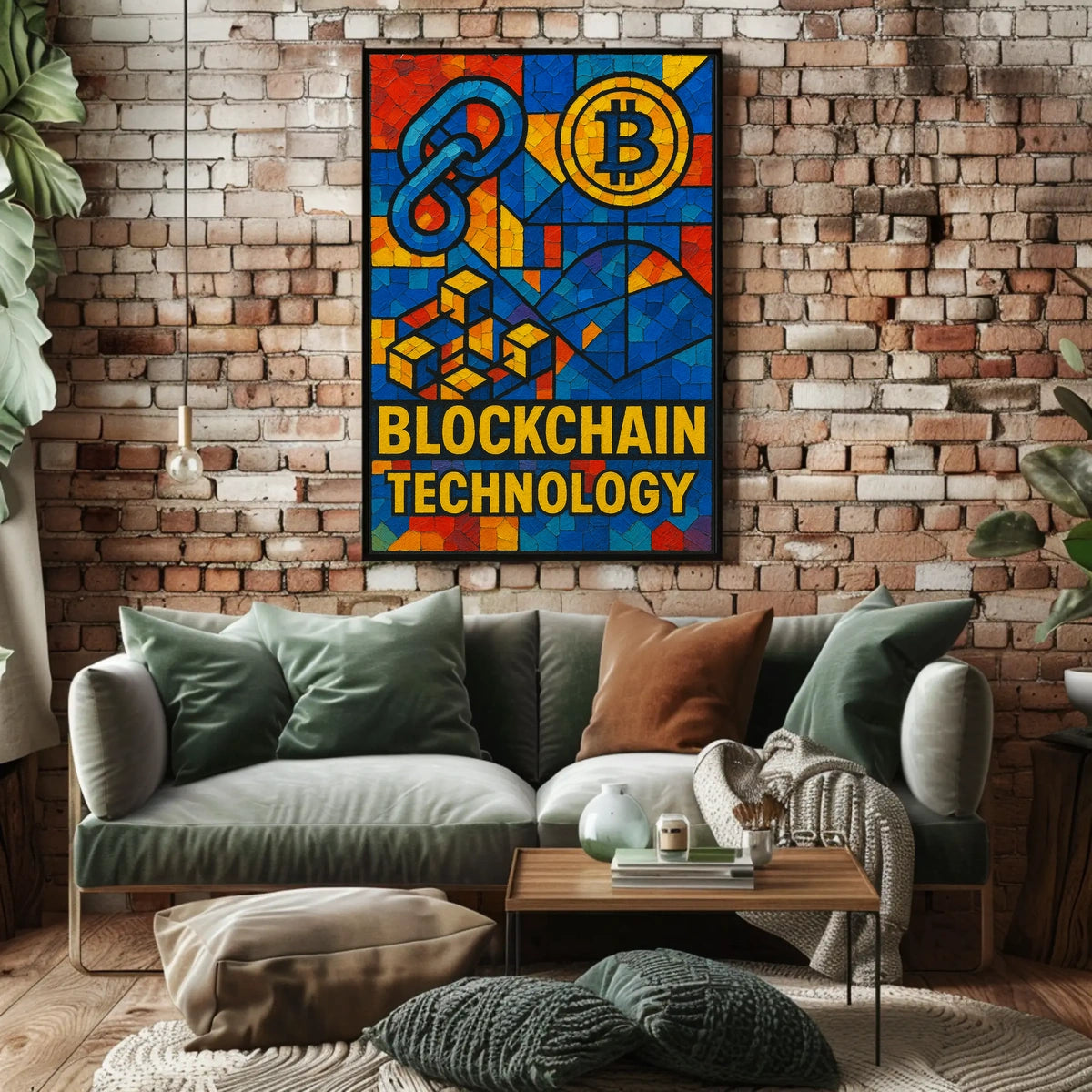 Blockchain Technology Poster