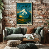 Explore The Wilderness Of Alaska Poster PosterGoat