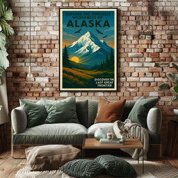 Explore The Wilderness Of Alaska Poster PosterGoat