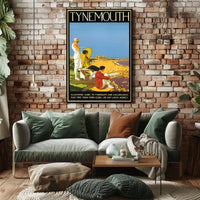 Tynemouth Illustrated Guide Poster