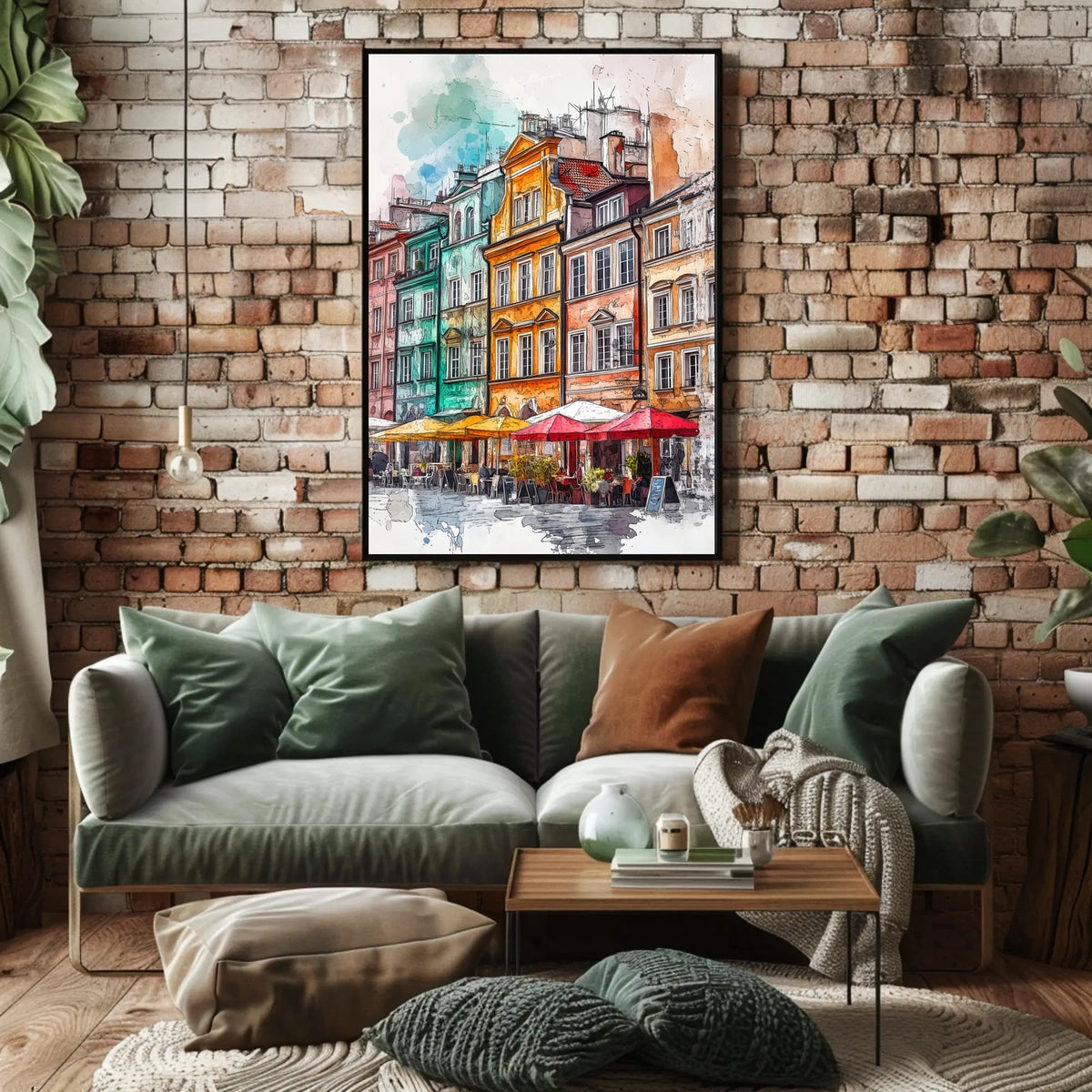 Poland Warsaw Old Town Square Poster