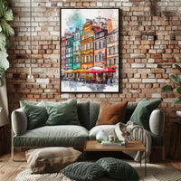 Poland Warsaw Old Town Square Poster