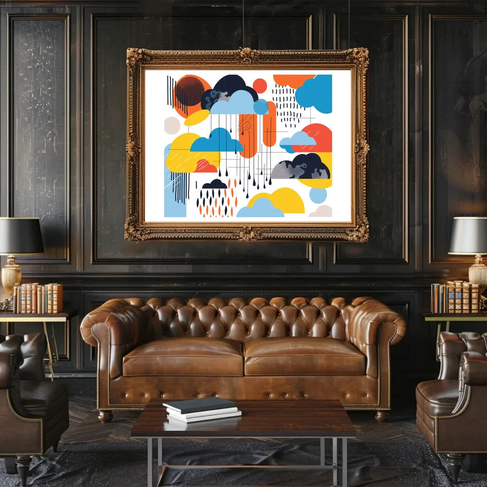 The poster features an abstract design with a modern artistic style. The core Travel Poster