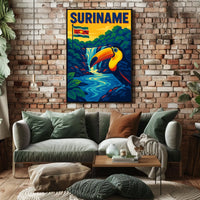 Suriname A Tropical Paradise Poster