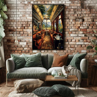 Luxurious Train Journey Poster