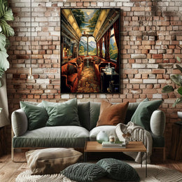 Luxurious Train Journey Poster