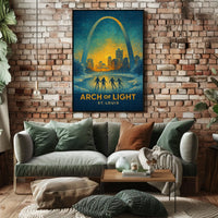 Arch Of Light St. Louis Poster