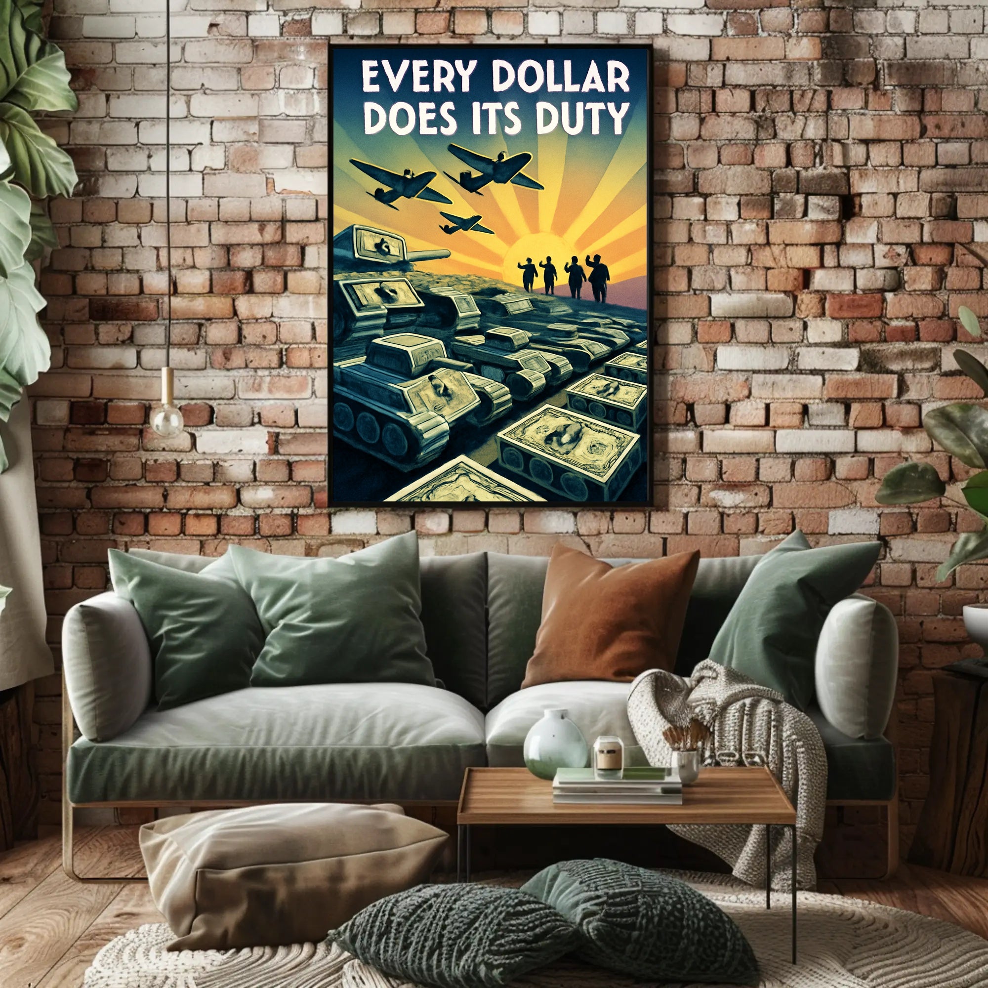 Every Dollar Does Its Duty Poster PosterGoat