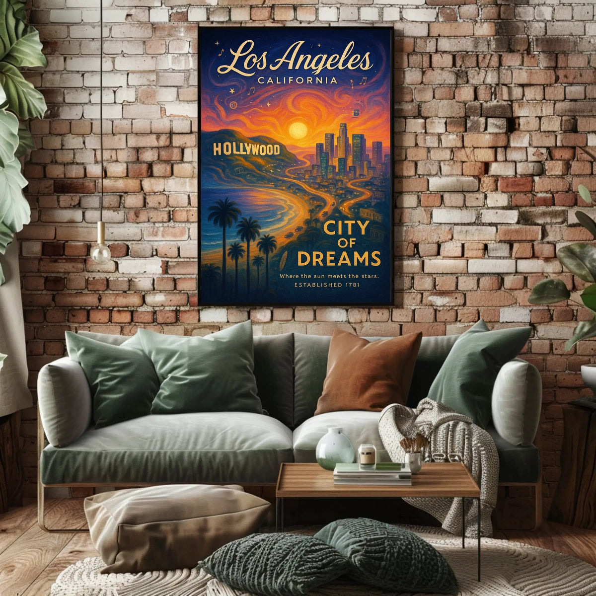 Los Angeles City Of Dreams Poster