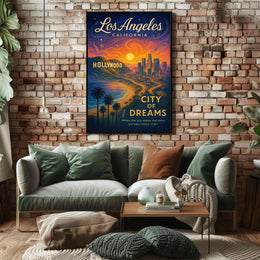 Los Angeles City Of Dreams Poster