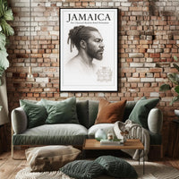 Jamaica NeoClassical Realism Portrait Poster PosterGoat