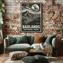 Badlands National Park Poster