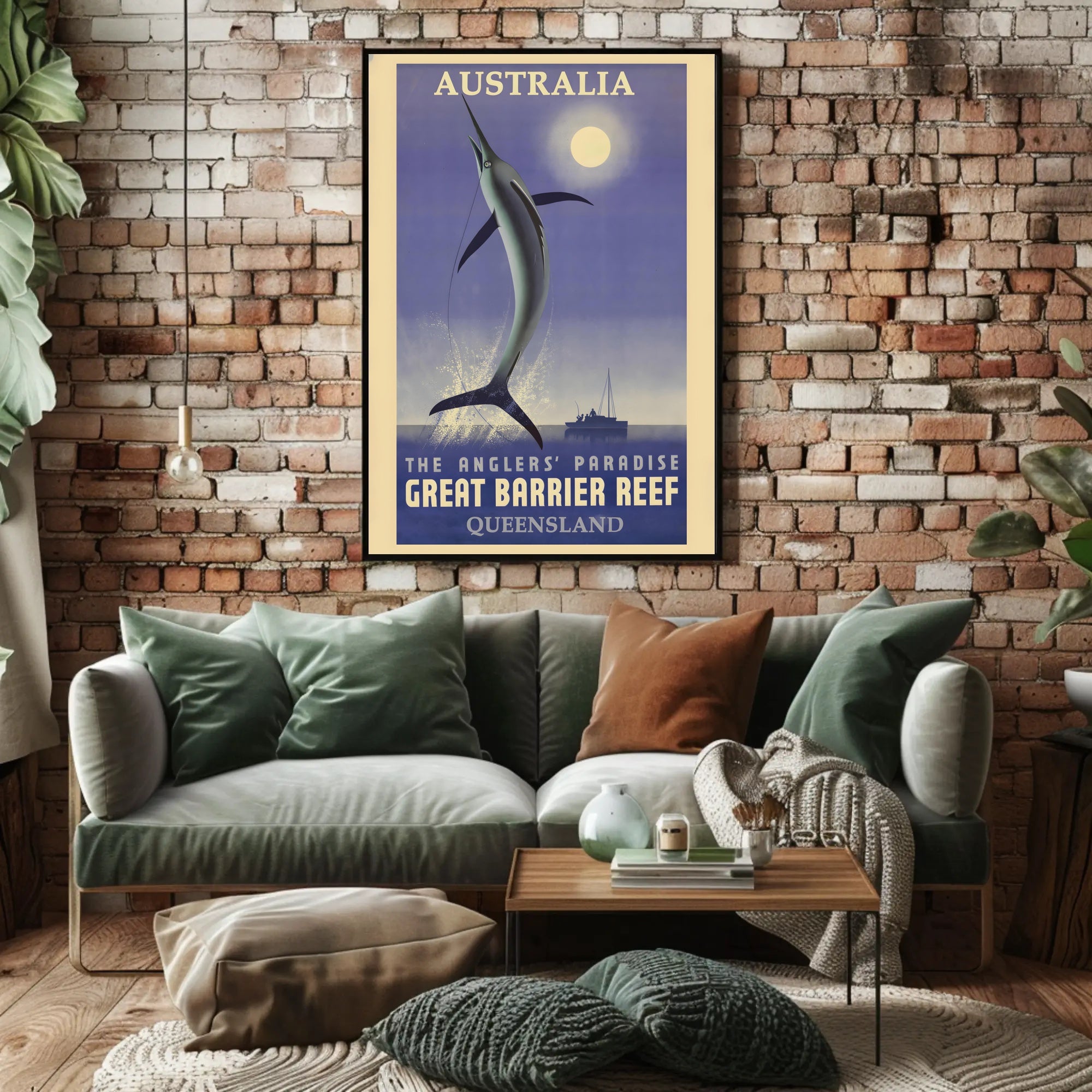 Great Barrier Reef Anglers' Paradise Travel Poster