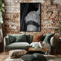 Vintage Close-Up Woman Shoulder Artistic Poster PosterGoat