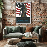 Join the Army: Be a Warrior - Military Recruitment Poster