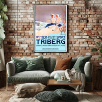 Winter Sports in Triberg Poster