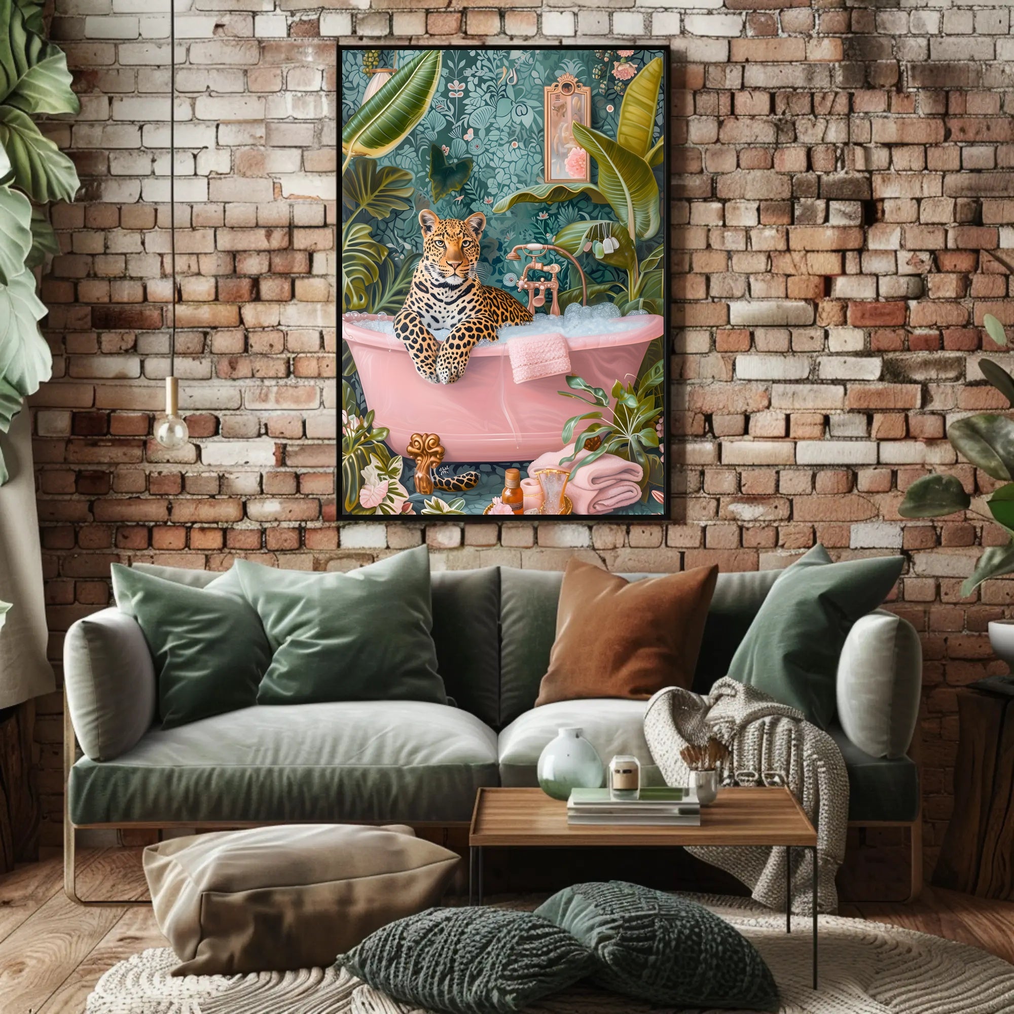 Leopard Luxury Poster Elegant Animal Wall Art