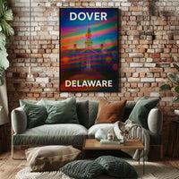 Charming Dover Delaware Scenic Travel Photography Realism Vibrant Wall Decor Poster