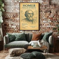Homer Voice Of Antiquity Poster