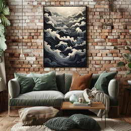Ocean Waves A Serene Journey Poster PosterGoat