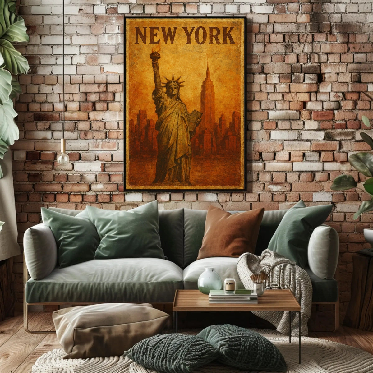 New York Iconic Skyline Poster